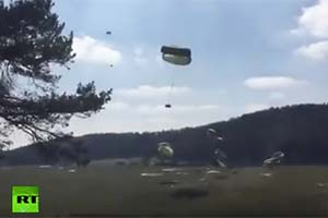 Raining Humvees! Military vehicles plummet in failed US airdrop drill