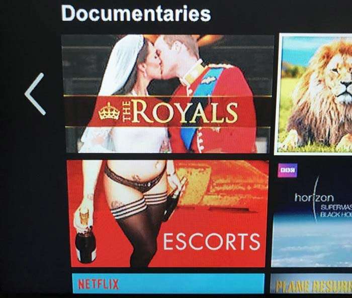 Royals and Escort - see both on Netflix