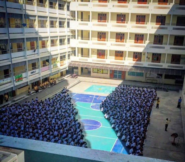 Sunny day in China
