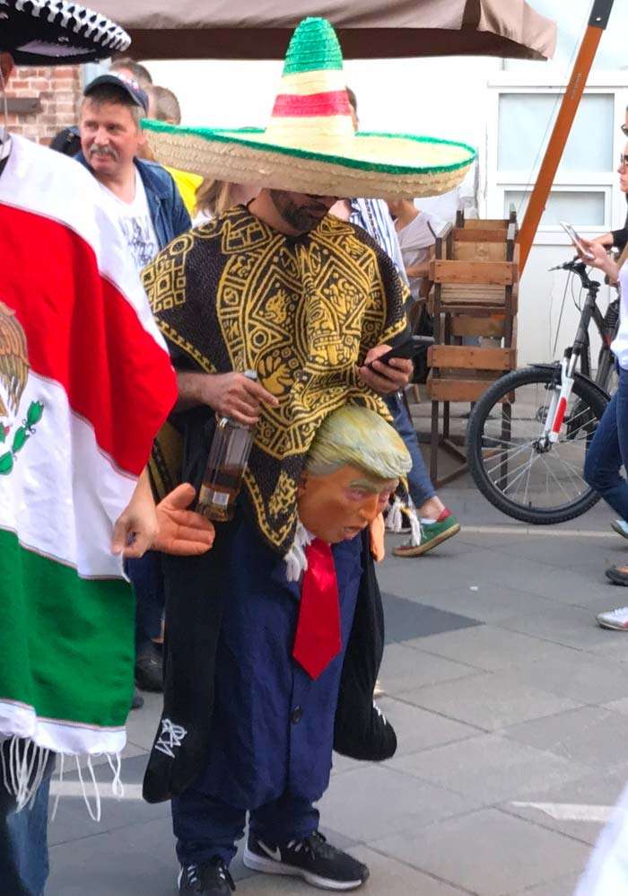 Mexican fans in Russia