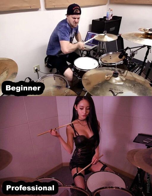 Beginner vs Professional