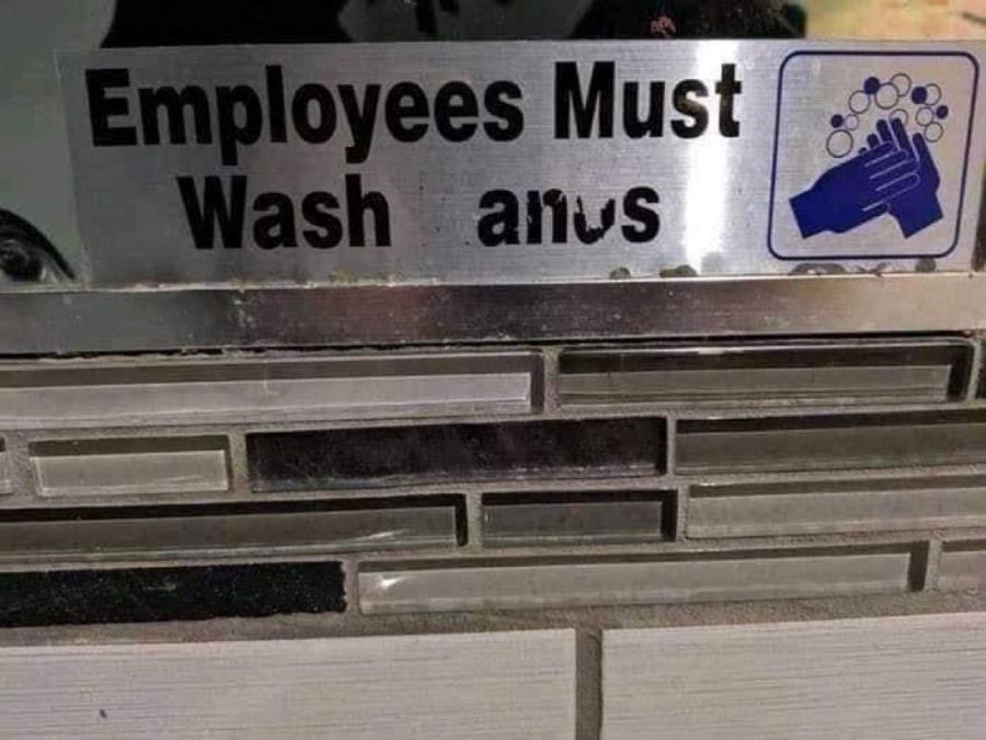 Employees must wash anus 