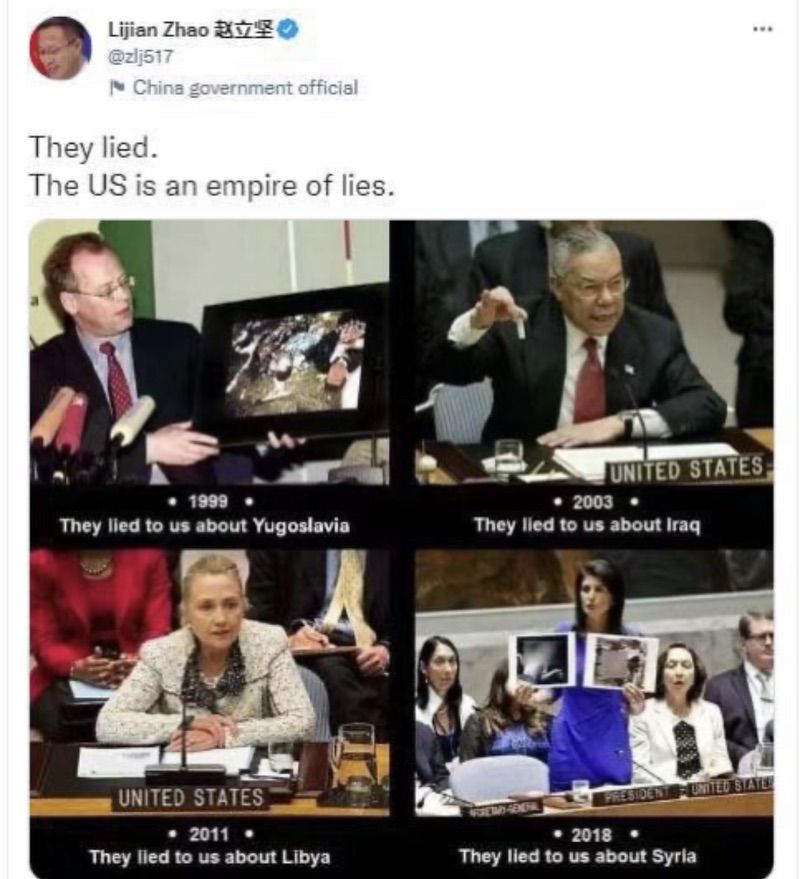 The US is an empire of lie