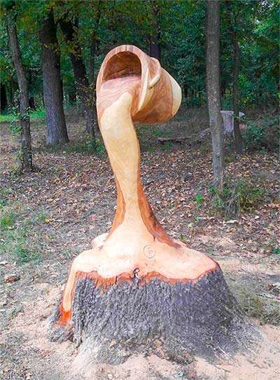 Tree carving