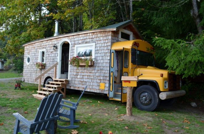 School bus home