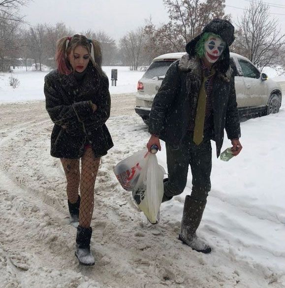Joker and Harley Quinn in Russia