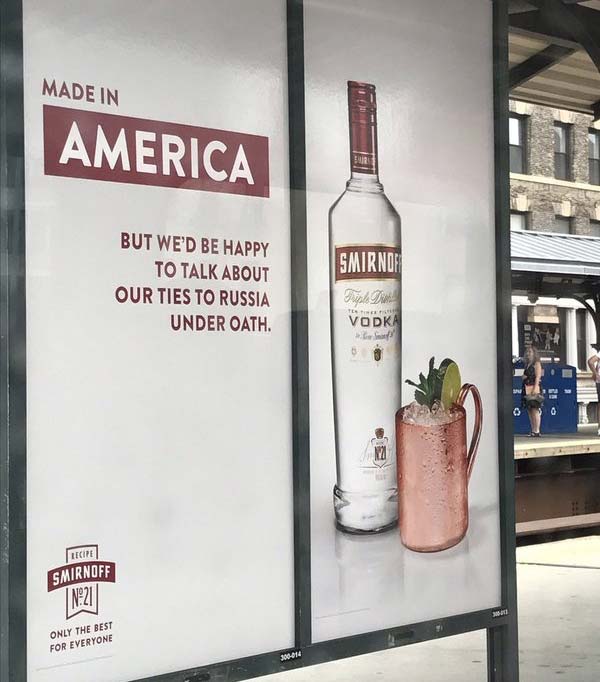 Smirnoff ties to Russia