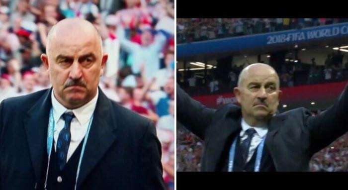 Russian coach before and after the victory